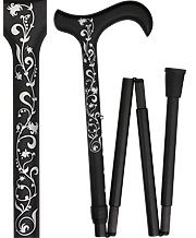 Lily of the Valley Carbon Fiber Folding Adjustable Cane