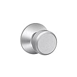 Schlage F10 BWE 626 Bowery Passage Lock Knob, Satin Nickel by Schlage Lock Company