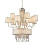 Metropolitan Fantasy N6906-84 Large 18-LT 1200w (43"H x 34"W) Chandelier Lighting in Nickel