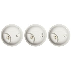 First Alert Battery Operated Smoke Alarm with Battery Included #SA310CN3 (Pack of 3) by First Alert