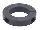 Two Piece Shaft Collar Black Oxide Finish Steel 1 1/2 x 2 1/2 OD