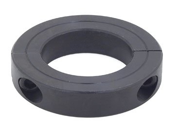 Two Piece Shaft Collar Black Oxide Finish Steel 1 1/2 x 2 1/2 OD