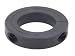 Two Piece Shaft Collar Black Oxide Finish Steel 1 1/2 x 2 1/2 OD