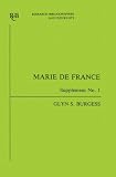 Marie de France: Supplement 1: An Analytical Bibliography: Supplement 1 (Research Bibliographies & Checklists)