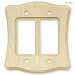 Brainerd Double Gfci/rocker Wall Plate #64630 Unfinished