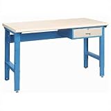 Basic Workstation with Drawer, 28 Depth Surface Color: Dove Grey, Width: 60
