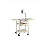 Buhl Overhead Steel Cart, Adjustable 31 to 39