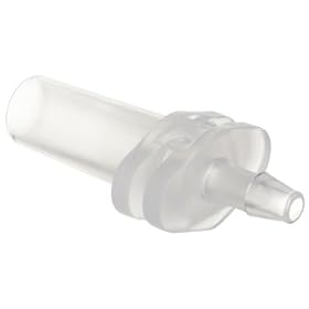 Value Plastics MTLS210-6  Male Luer Slip to 200 Series Barb, 1/16" (1.6 mm) ID Tubing, Natural Polypropylene, (25-Pack)
