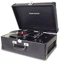 Crosley CR49 Traveler Portable Turntable, Black