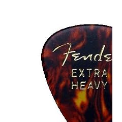Fender 351 Celluloid Tortoise Shell Guitar Pick Extra Heavy