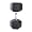 Cap Barbell Rubber Coated Hex Dumbbell with Contoured Chrome Handle (55-Pound)