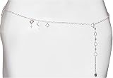 Silver Belly Chains Unique Body Jewelry Gifts From India (b194)
