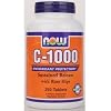 NOW Foods Vitamin C-1000 Sustained Release with Rose Hips, 250 Tablets