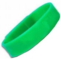 Silicone Bracelet USB Flash Memory Drive (32GB, Green)