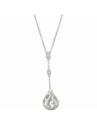 14K White Gold Diamond Necklace - 0.75 Ct. -- LIFETIME WARRANTY