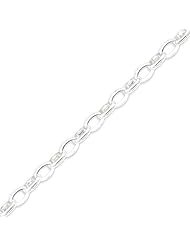 Sterling Silver 8mm Rolo Chain - 18 Inch