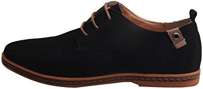 Men's Leather Oxford Shoe Business Causal Black 6 D(M) US