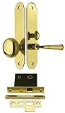 Wood Storm Door Hardware. Williamsburg Screen Door Mortise Lock Set With 1 1/2 Backset½½