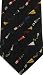 Year 2000 Party tie in silk by Vicky Davis Made in USA