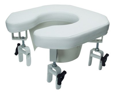 HealthPersonalCare: Padded Adjustable Multi Position Raised Toilet Seat