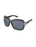 Gucci - Gucci Swarovski Ring GG Logo Sunglasses shiny black/dark grey