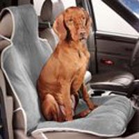 Bowsers Padded Front Seat Cover thunder color