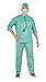 Rubies Costume Co Men's Doctor Scrubs Costume