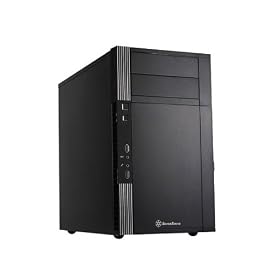 Silverstone Tek Micro-ATX Mini-DTX, Mini-ITX Mini Tower Plastic with Aluminum Accent Computer Cases PS07B (Black): Computers &amp; Accessories