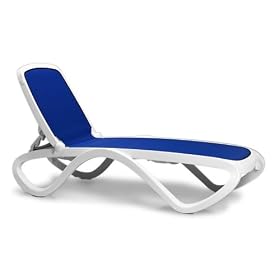 Nardi Omega Stackable Lounge Chairs, Set of 2