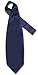 Biagio ASCOT Solid NAVY BLUE Color Cravat Men's Neck Tie