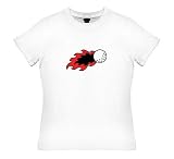 Flaming Golf Ball - Womens Fit T-Shirt