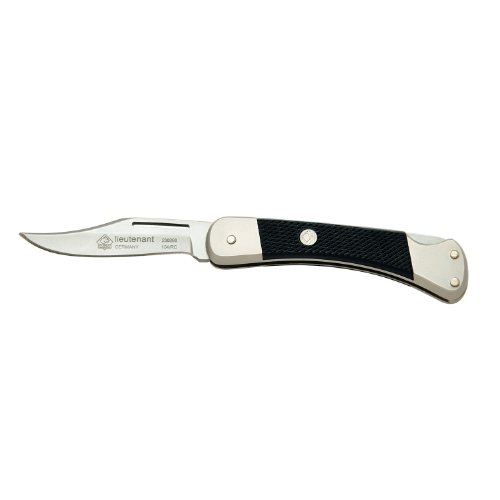 Puma 230260 Lieutenant Gold Class Folding Knife, Plain White/Black Puma 230260 Lieutenant Gold Class Folding Knife, Plain White/Black Hunting Knives