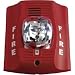 Fire Lite SR Strobe, 12/24 Volt, Red, Multi-Candela 15, 15/75, 30, 75, 110, 115 CD