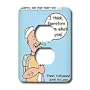 Rich Diesslins Famous People Places Books Cartoons - POPEYE PHILOSOPHY - Light Switch Covers - 2 plug outlet cover