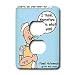 Londons Times Famous People Places Books Cartoons - POPEYE PHILOSOPHY - Light Switch Covers - 2 plug outlet cover
