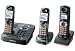 Electronics : Panasonic KX-TG9348T DECT 6.0 Expandable Digital Cordless Answering System - 2 Handsets Plus 1 Drop & Splash Resistant Handset