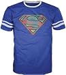 SUPERMAN DISTRESSED SHIELD MENS TEE-MEDIUM