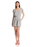 BCBGeneration Womens Collar Cutout Romper