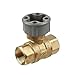 Honeywell 1" NPT 3-Way Pl Brass Ball Valve CV= 22.0 For MVN