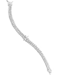 Cz Marquise Flower Bracelet