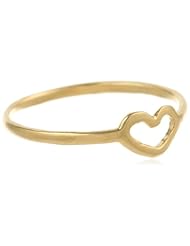 Dogeared Sterling Silver Charmed Open Heart Ring