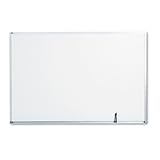 IMAGE OF Quartet Standard Dry-Erase Board, Melamine, 6 feet x 4 feet, White, Aluminum Frame (S537)