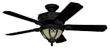 Hunter Fan 23945 52-Inch Stonehaven Ceiling Fan Textured Black