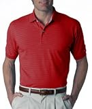 High Quality Adult Tommy Hilfiger Men's Rhodes Polo with Tonal Stripe - Red