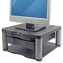 Fellowes Premium Monitor Riser Plus for 21in Capacity 36kg 5 Heights 118-168mm Graphite Ref 9169501