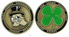 Alumni Associtation New! Wake Forest Demon Deacons Ball Marker, Golf, Brat Lucky Pocket Coin
