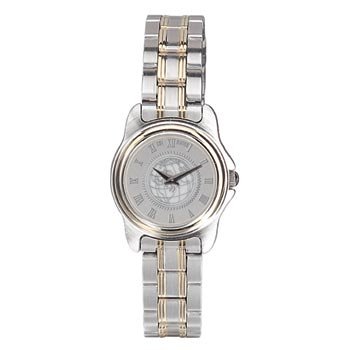Binghamton University - Ladies Two Tone Stainless Steel Watch - Silver