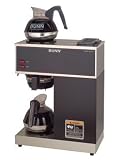 BUNN 33200.0000 Pourover Coffee Brewers with 2 Warmers VPR BLACK