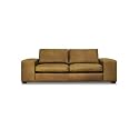Charlie Sofa 2,5-Sitzer - Leder - Vintage taupe