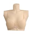Barely Breezies Molded (Padded) Rose Lace Trimmed Bra W/patented Ultimair Lining $39